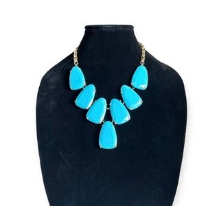 KENDRA SCOTT “Harlowe” Turquoise Necklace with Arrowhead Shaped Faceted Stones